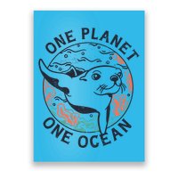 One Planet One Ocean Seal Poster