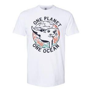 One Planet One Ocean Seal Softstyle CVC T-Shirt