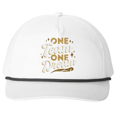 One Team One Dream Snapback Five-Panel Rope Hat