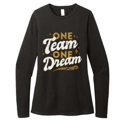 One Team One Dream Womens CVC Long Sleeve Shirt