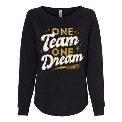 One Team One Dream Womens California Wash Sweatshirt