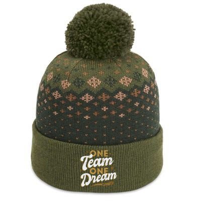 One Team One Dream The Baniff Cuffed Pom Beanie