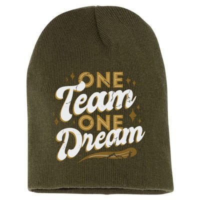 One Team One Dream Short Acrylic Beanie