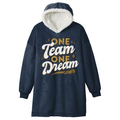 One Team One Dream Hooded Wearable Blanket