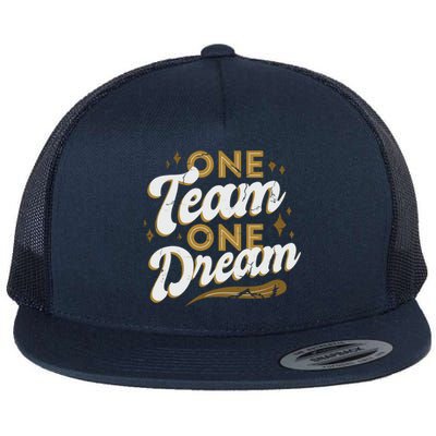 One Team One Dream Flat Bill Trucker Hat