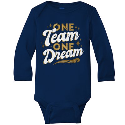 One Team One Dream Baby Long Sleeve Bodysuit