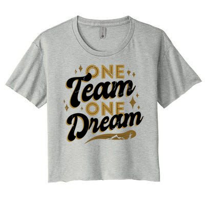 One Team One Dream Women's Crop Top Tee