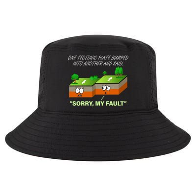 One Tectonic Plate Sorry My Fault Cool Comfort Performance Bucket Hat