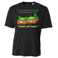 One Tectonic Plate Sorry My Fault Cooling Performance Crew T-Shirt