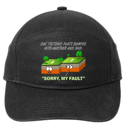 One Tectonic Plate Sorry My Fault 7-Panel Snapback Hat