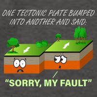 One Tectonic Plate Sorry My Fault Vector Backpack
