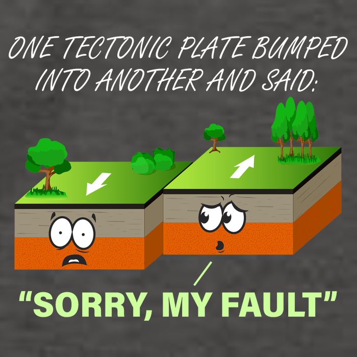 One Tectonic Plate Sorry My Fault Vector Backpack