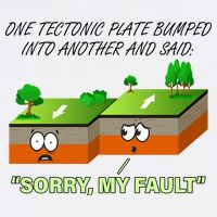 One Tectonic Plate Sorry My Fault Garment-Dyed Sweatshirt