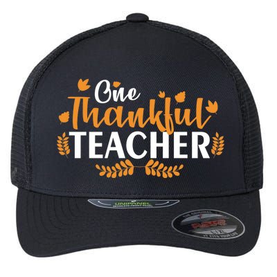 One Thankful Teacher Flexfit Unipanel Trucker Cap