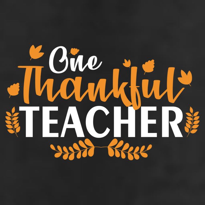 One Thankful Teacher 11oz C Handle Ceramic Mug