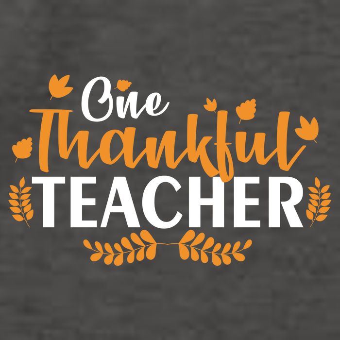 One Thankful Teacher Vector Backpack