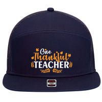 One Thankful Teacher 7 Panel Mesh Trucker Snapback Hat