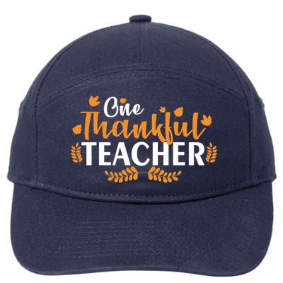 One Thankful Teacher 7-Panel Snapback Hat