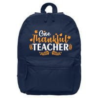 One Thankful Teacher 16 in Basic Backpack