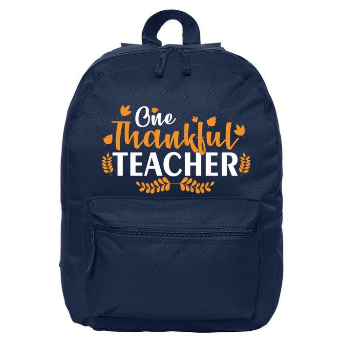 One Thankful Teacher 16 in Basic Backpack
