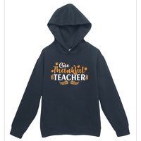 One Thankful Teacher Urban Pullover Hoodie