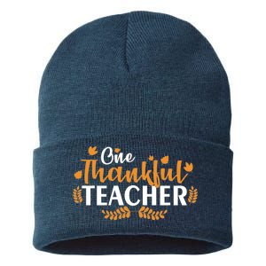 One Thankful Teacher Sustainable Knit Beanie