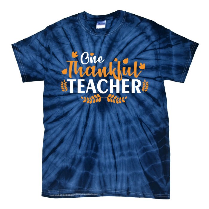 One Thankful Teacher Tie-Dye T-Shirt