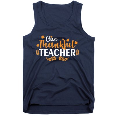 One Thankful Teacher Tank Top