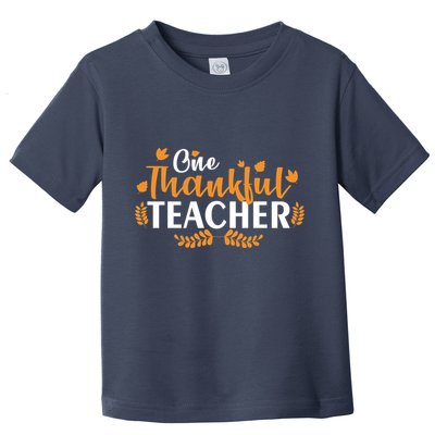 One Thankful Teacher Toddler T-Shirt