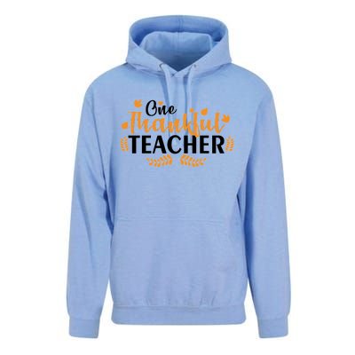 One Thankful Teacher Unisex Surf Hoodie