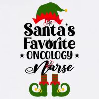 Oncology Nurse Funny Elf Christmas Santas Favorite Onc Rn Meaningful Gift Cooling Performance Crew T-Shirt