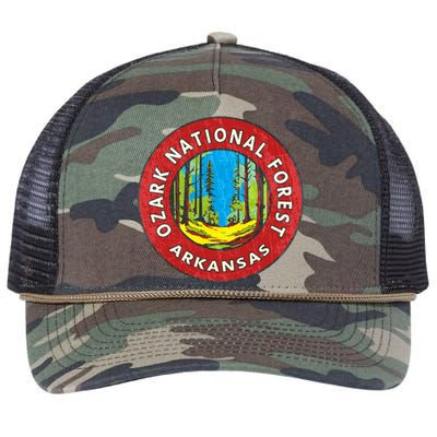 Ozark National Forest Retro Rope Trucker Hat Cap