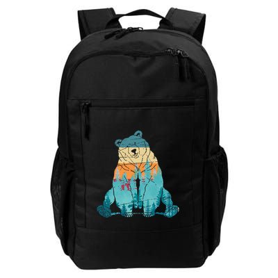 Outdoors Nature Forest Animal Wildlife Retro Brown Bear Daily Commute Backpack