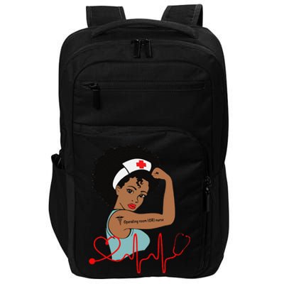 OR Nurse Funny Meaning Operating Room Nurses Women's Day Impact Tech Backpack