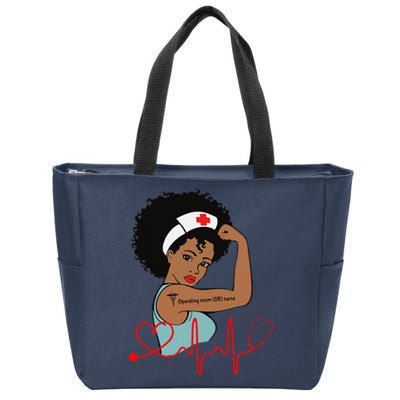 OR Nurse Funny Meaning Operating Room Nurses Women's Day Zip Tote Bag