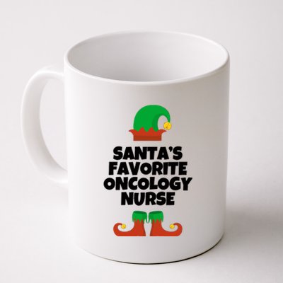 Oncology Nurse Funny Elf Christmas Santas Favorite Onc Rn Meaningful Gift Coffee Mug