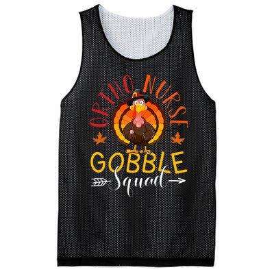 Ortho Nurse Gobble Squad Nurse Thanksgiving Turkey Day Mesh Reversible Basketball Jersey Tank