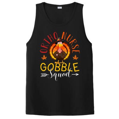 Ortho Nurse Gobble Squad Nurse Thanksgiving Turkey Day PosiCharge Competitor Tank