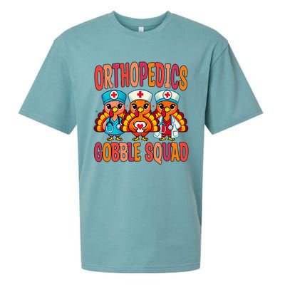 Orthopedics Nurse Gobble Squad Thanksgiving Surgeon Doctor Sueded Cloud Jersey T-Shirt