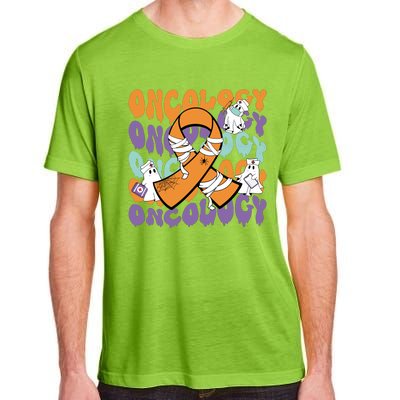 Oncology Nurse Ghost Halloween Adult ChromaSoft Performance T-Shirt