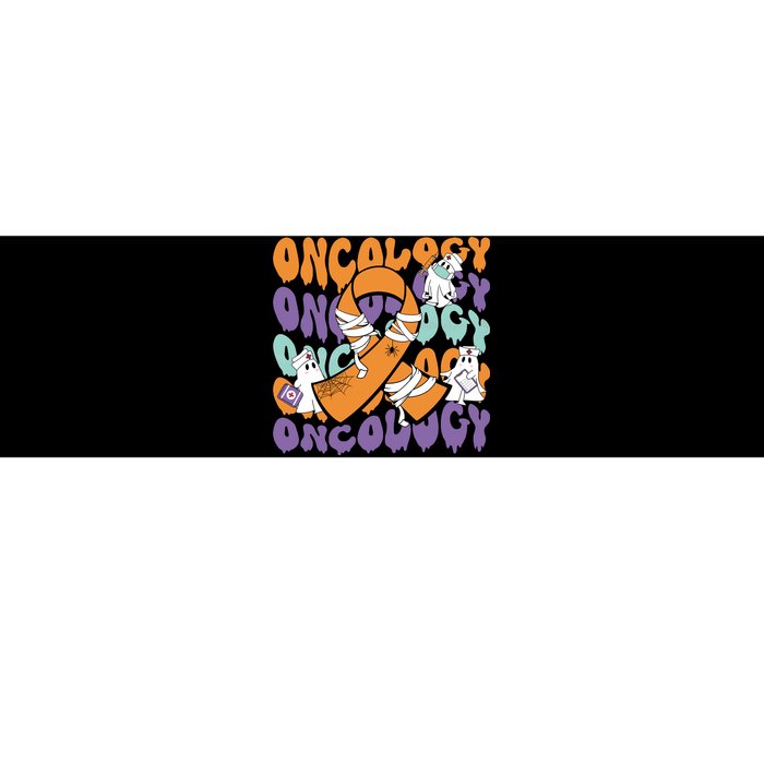 Oncology Nurse Ghost Halloween Bumper Sticker