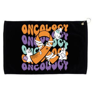 Oncology Nurse Ghost Halloween Grommeted Golf Towel