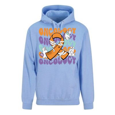 Oncology Nurse Ghost Halloween Unisex Surf Hoodie