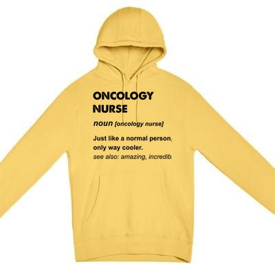 Oncology Nurse Gift Premium Pullover Hoodie