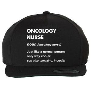 Oncology Nurse Gift Wool Snapback Cap