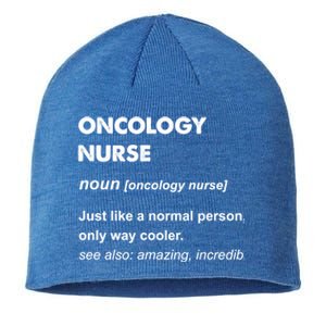 Oncology Nurse Gift Sustainable Beanie