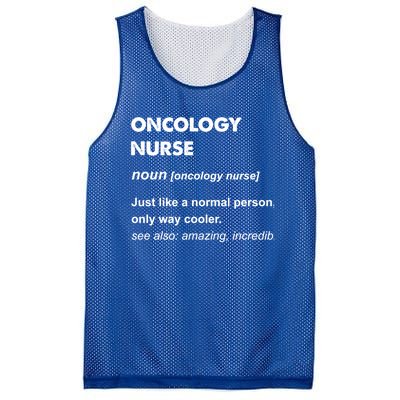 Oncology Nurse Gift Mesh Reversible Basketball Jersey Tank