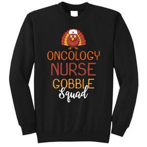 Oncology Nurse Gobble Squad Funny Turkey Thanksgiving Day Sweatshirt