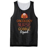 Oncology Nurse Gobble Squad Funny Turkey Thanksgiving Day Mesh Reversible Basketball Jersey Tank