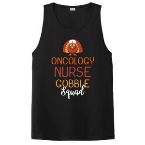 Oncology Nurse Gobble Squad Funny Turkey Thanksgiving Day PosiCharge Competitor Tank